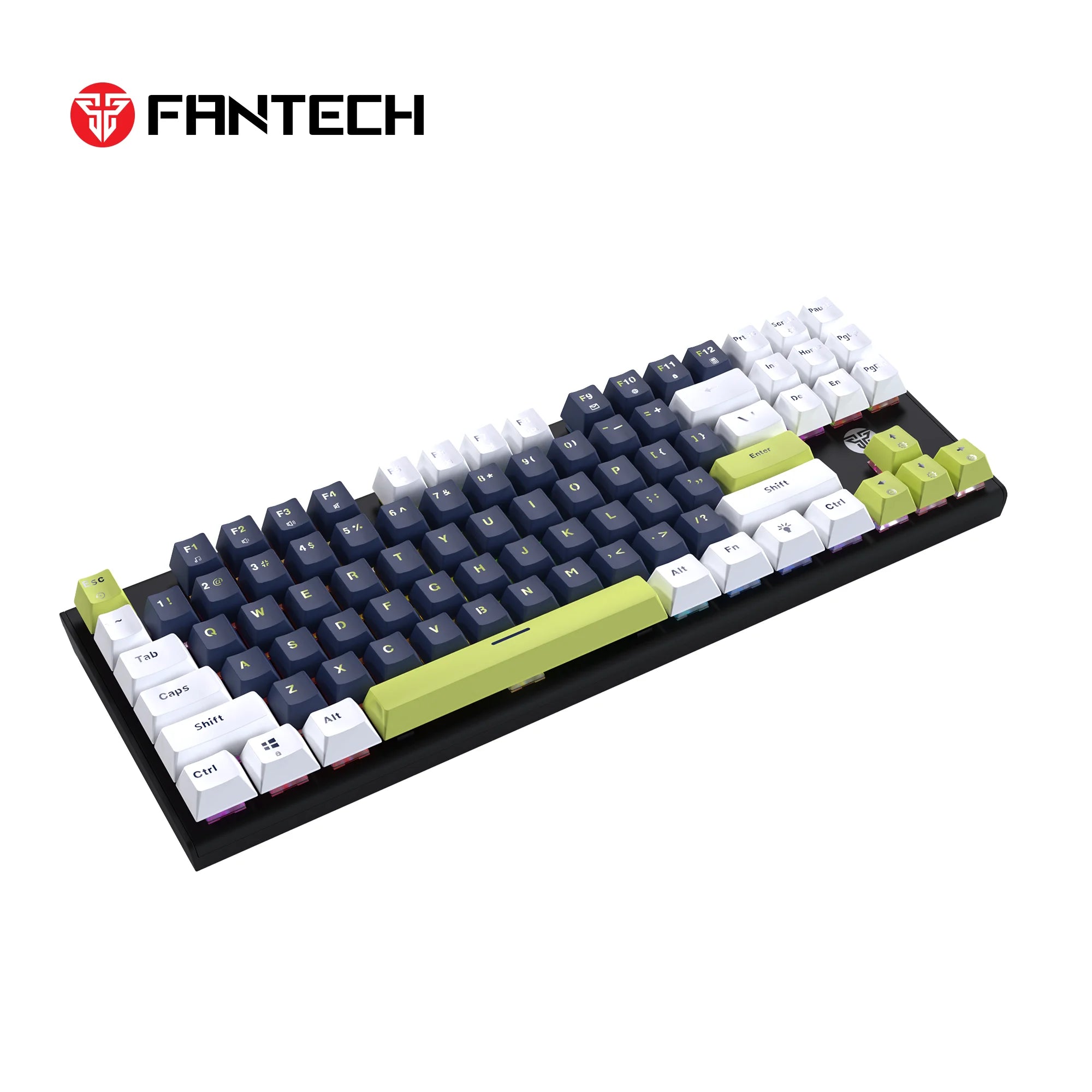 Fantech atom87s mk877s keyboard - mori edition black mechanical gaming keyboard