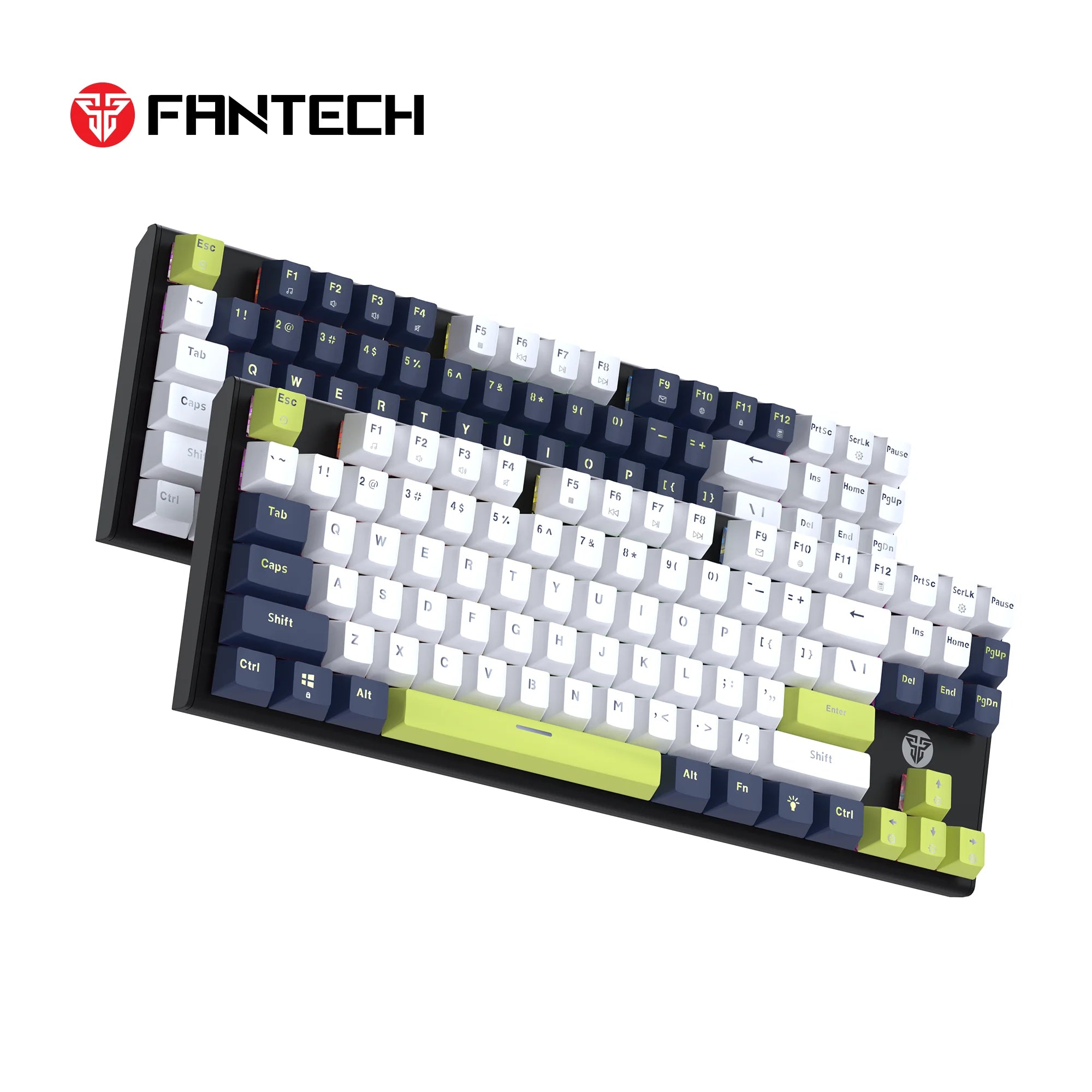 Fantech atom87s mk877s keyboard - mori edition white mechanical gaming keyboard - keyboard