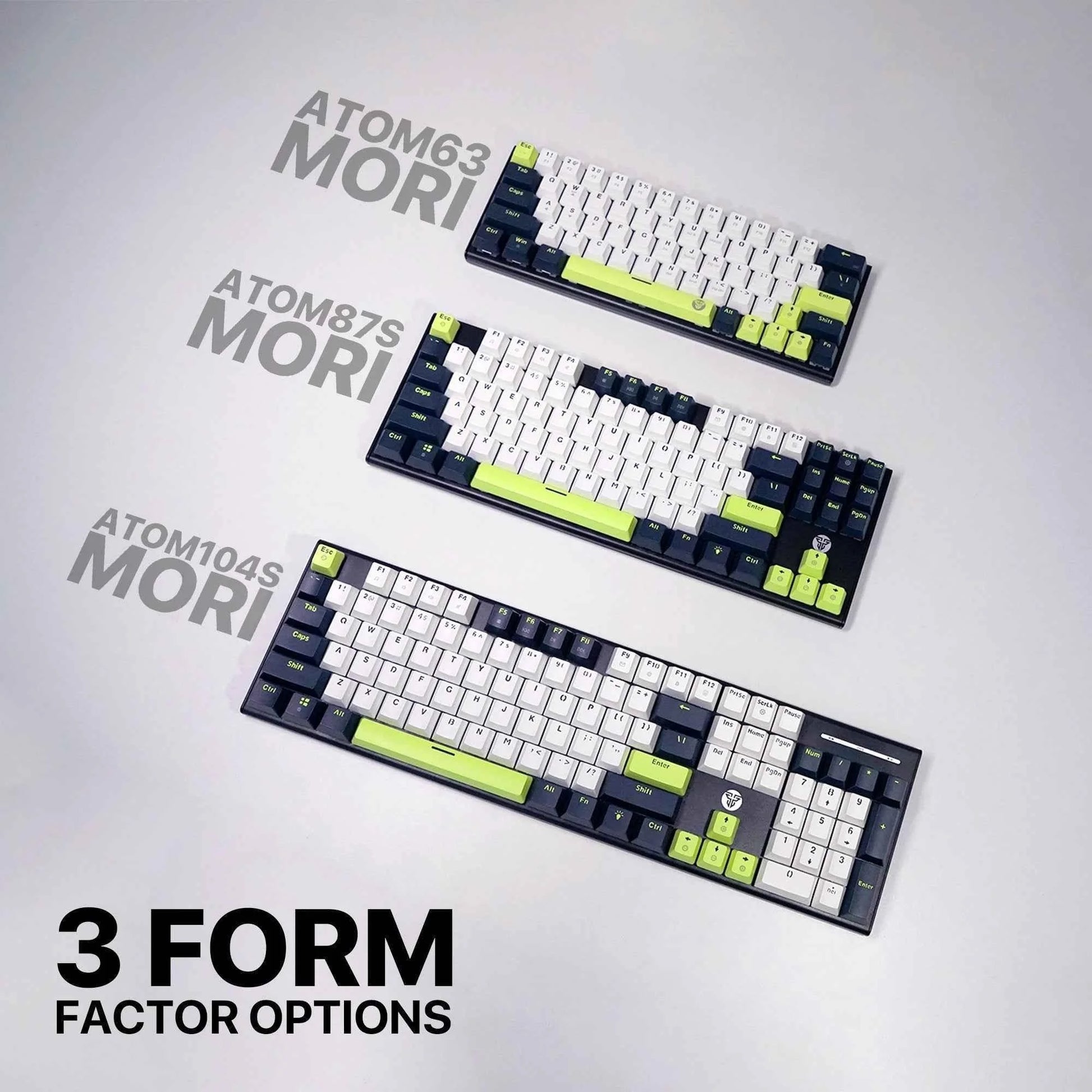 Fantech atom87s mk877s keyboard - mori edition white mechanical gaming keyboard - keyboard