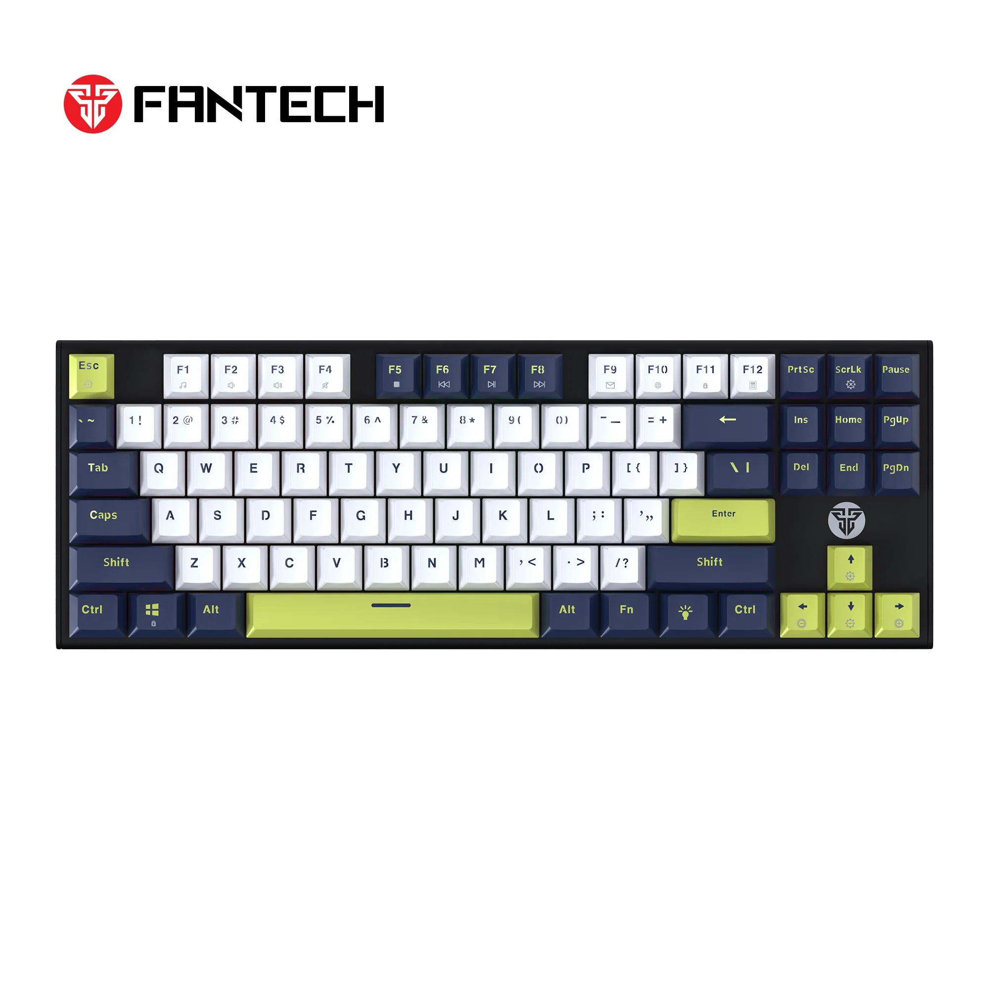Fantech atom87s mk877s keyboard - mori edition white mechanical gaming keyboard - keyboard