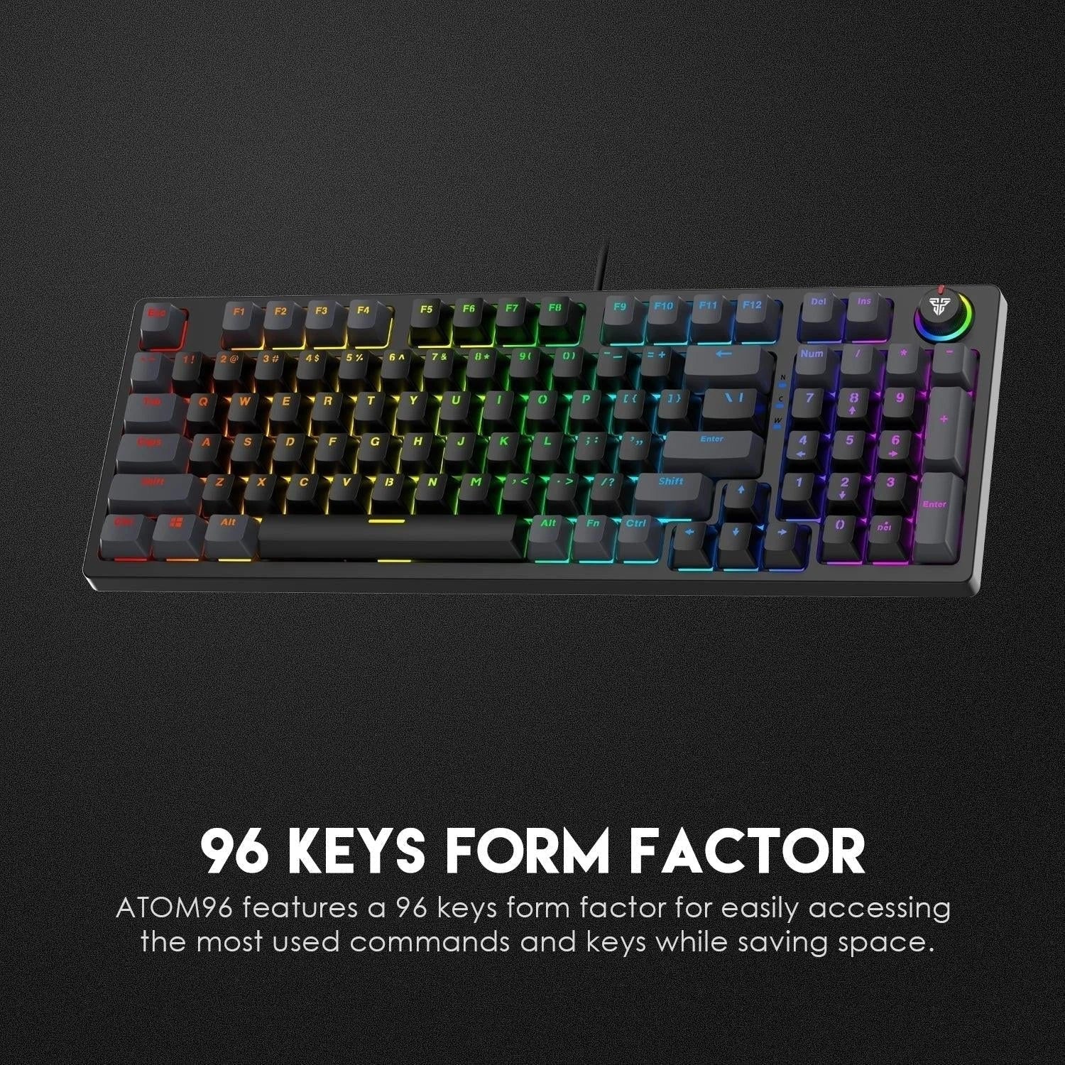 Fantech atom96 mk890 keyboard for ultimate gaming performance - keyboard
