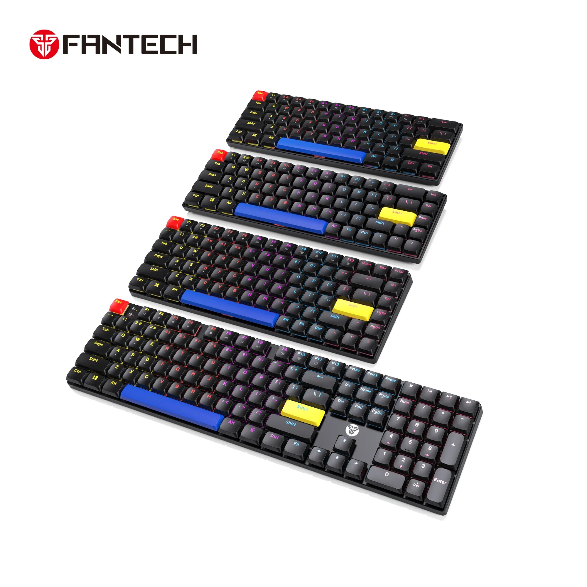 Fantech atomair61 mk311 keyboard - low-profile mechanical keyboard for ultimate gaming experience - keyboard
