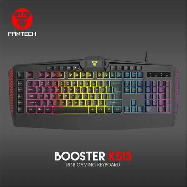Fantech k513 booster membrane gaming keyboard - keyboards