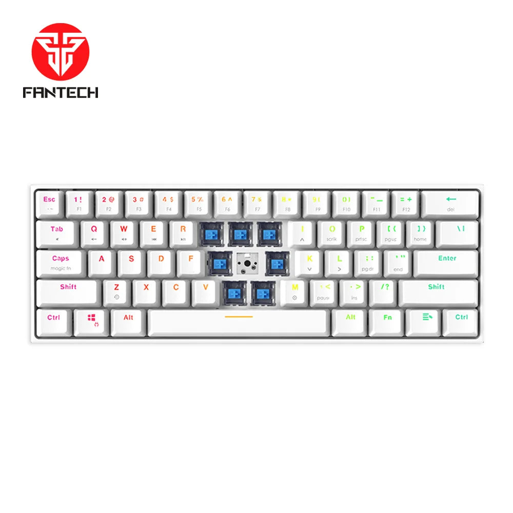 Fantech maxfit61 mk857 rgb space edition mechanical keyboard - keyboard