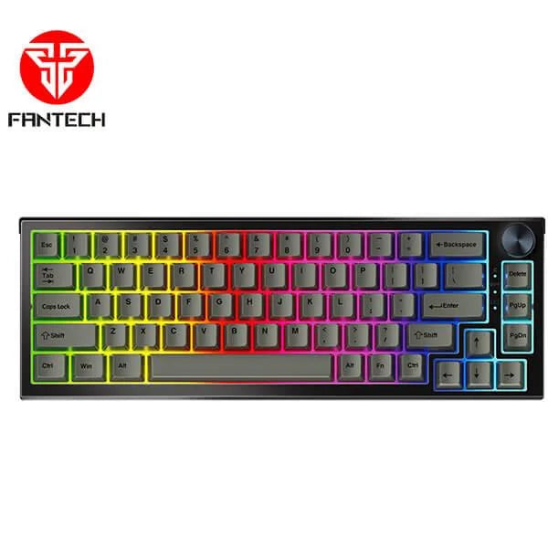 Fantech maxfit67 mk858 modular bluetooth wireless rgb mechanical keyboard - keyboards