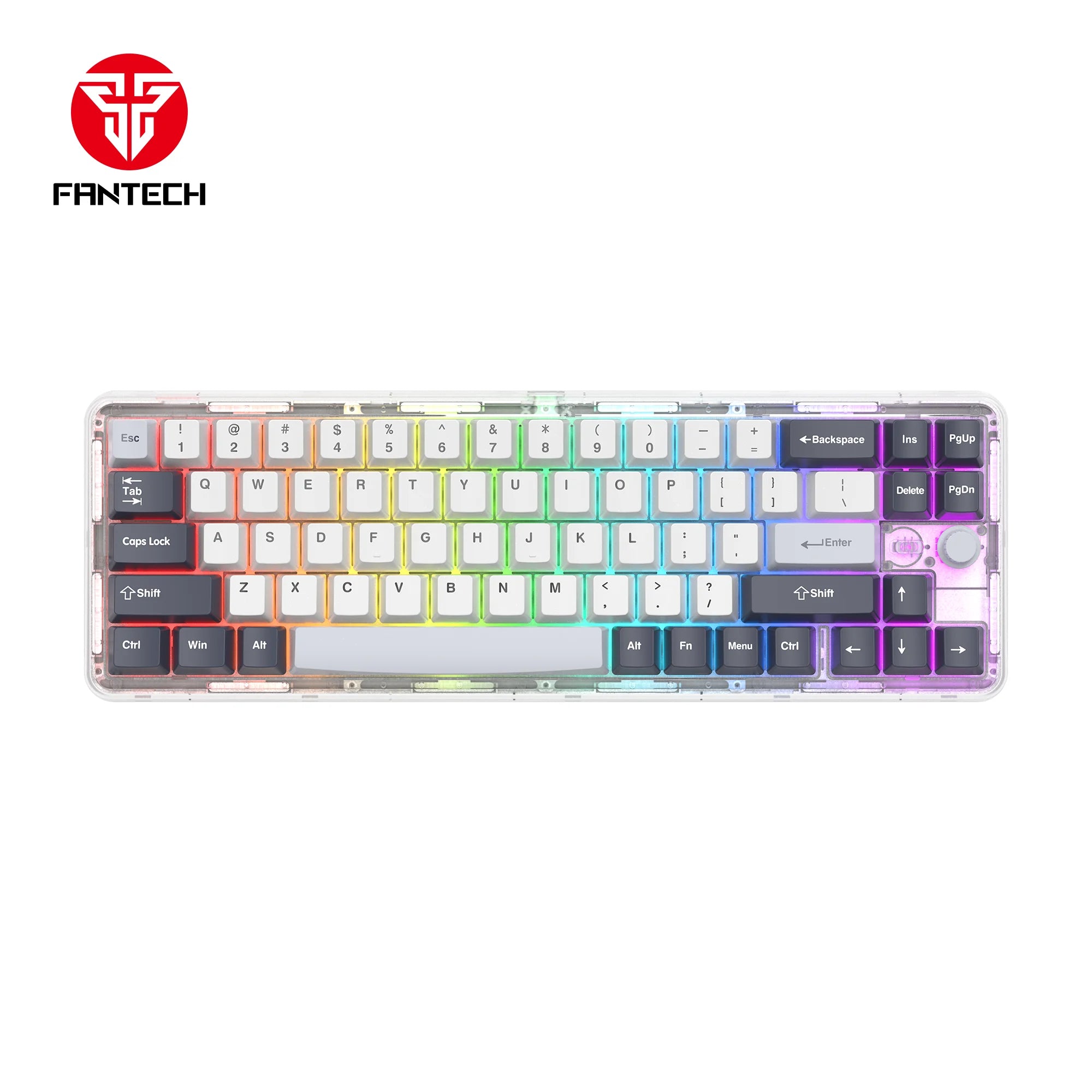 Fantech maxfit70 mk911 gaming keyboard - vibe edition epic greyscale mechanical gaming keyboard - keyboard