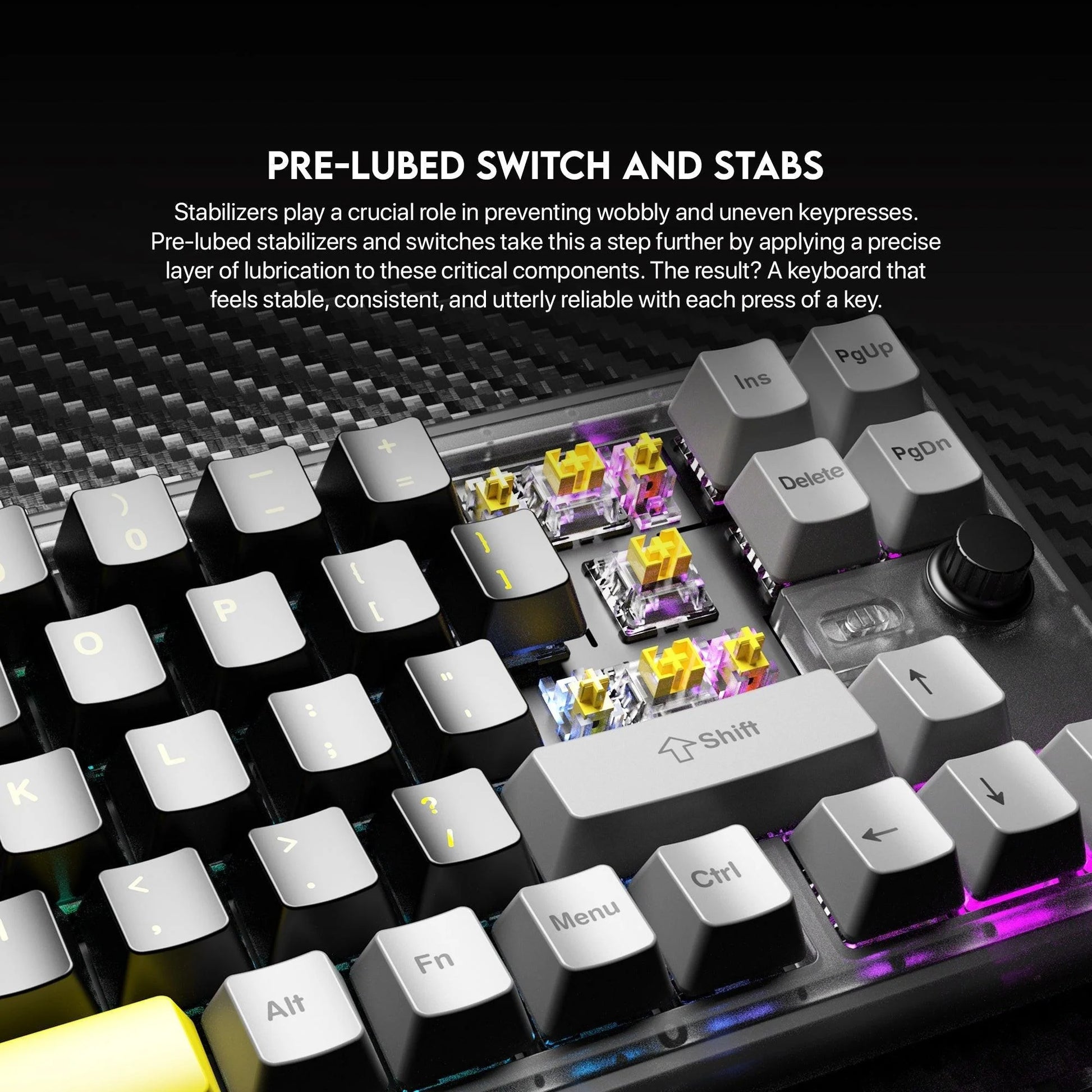 Fantech maxfit70 mk911 gaming keyboard vibe edition grand cobalt - keyboard