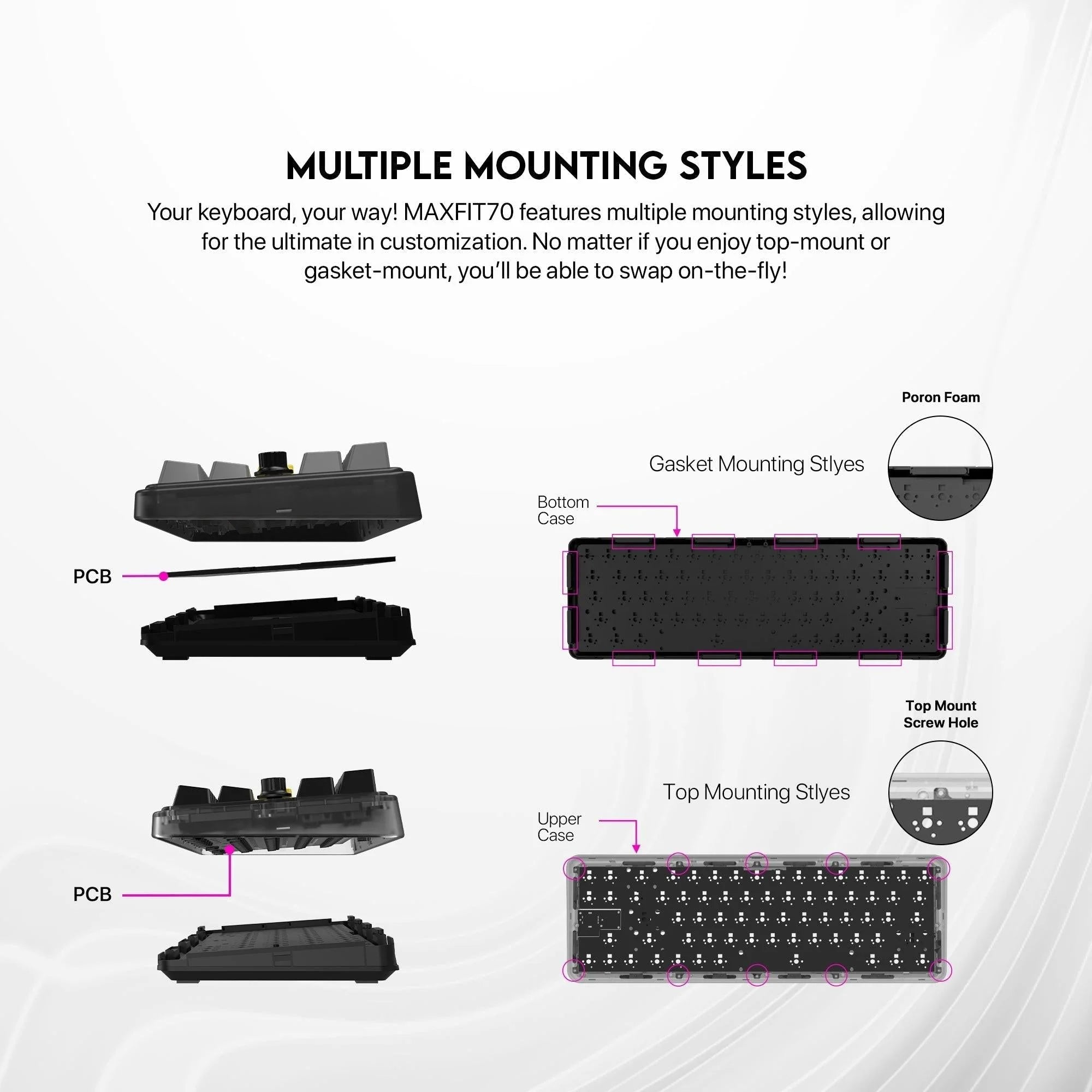 Fantech maxfit70 mk911 gaming keyboard vibe edition grand cobalt - keyboard