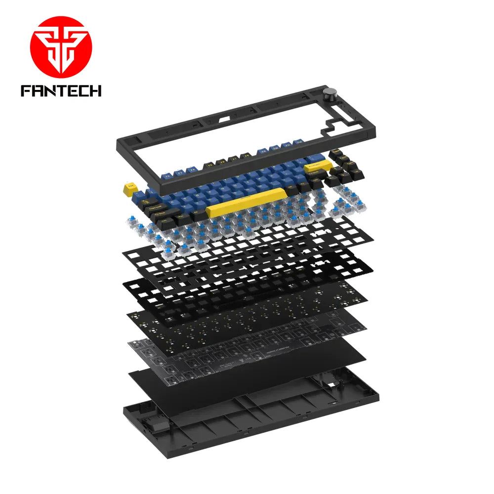 Fantech maxfit81 mk910 vibe grand cobalt edition mechanical keyboard - keyboards