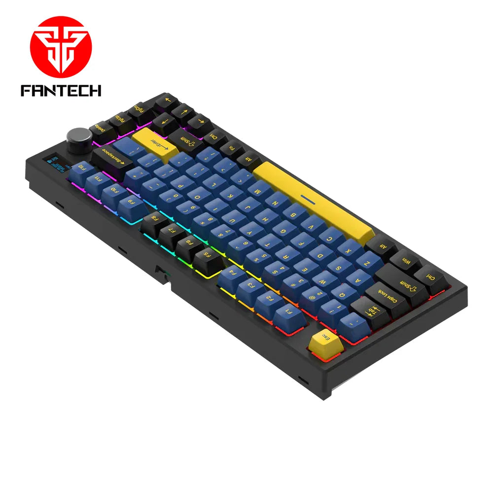 Fantech maxfit81 mk910 vibe grand cobalt edition mechanical keyboard - keyboards