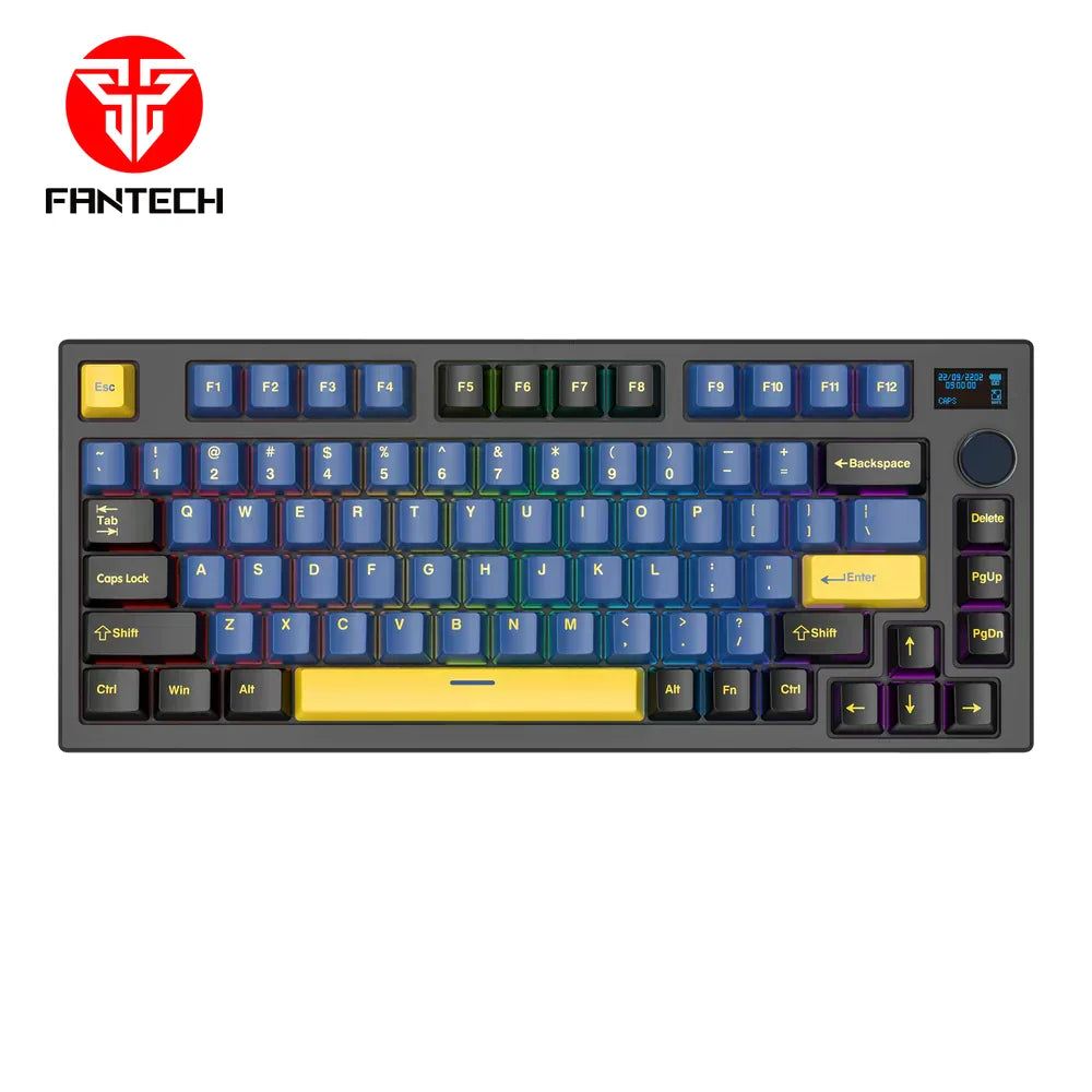 Fantech maxfit81 mk910 vibe grand cobalt edition mechanical keyboard - keyboards