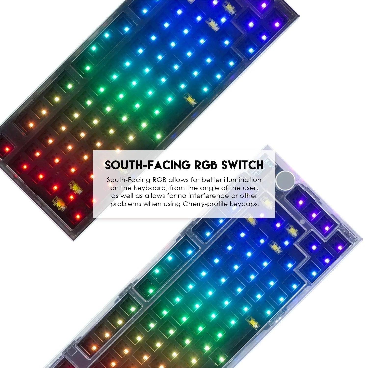 Fantech maxfit81 mk910 wireless gaming keyboard - modular mechanical design with pbt frost keys - keyboard