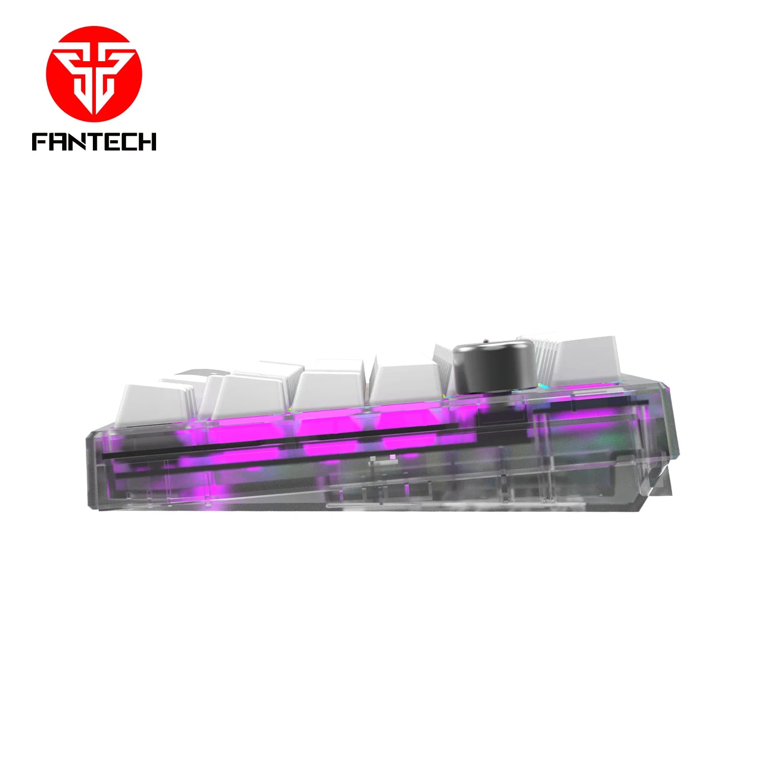 Fantech maxfit81 mk910 wireless gaming keyboard - modular mechanical design with pbt frost keys - keyboard