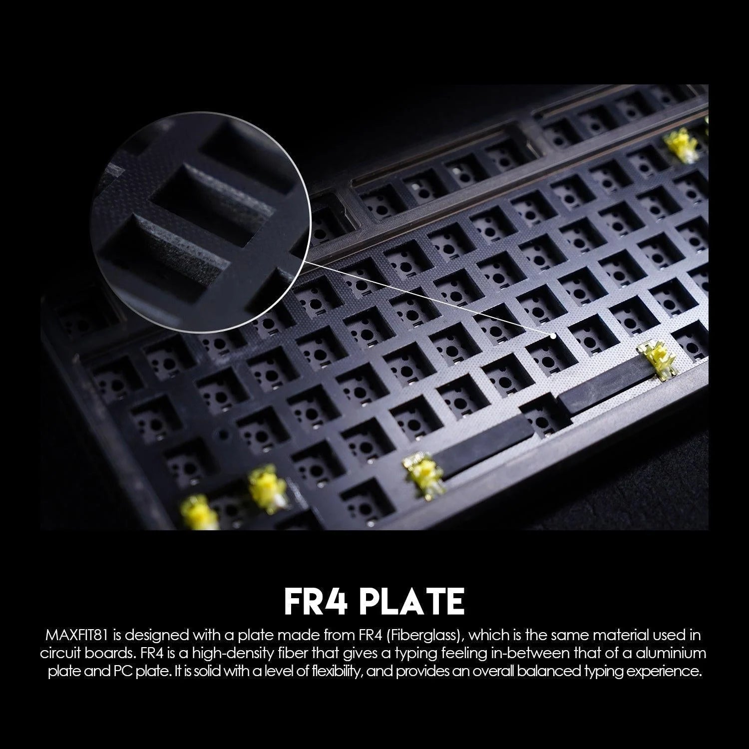 Fantech maxfit81 mk910 wireless gaming keyboard - modular mechanical design with pbt frost keys - keyboard
