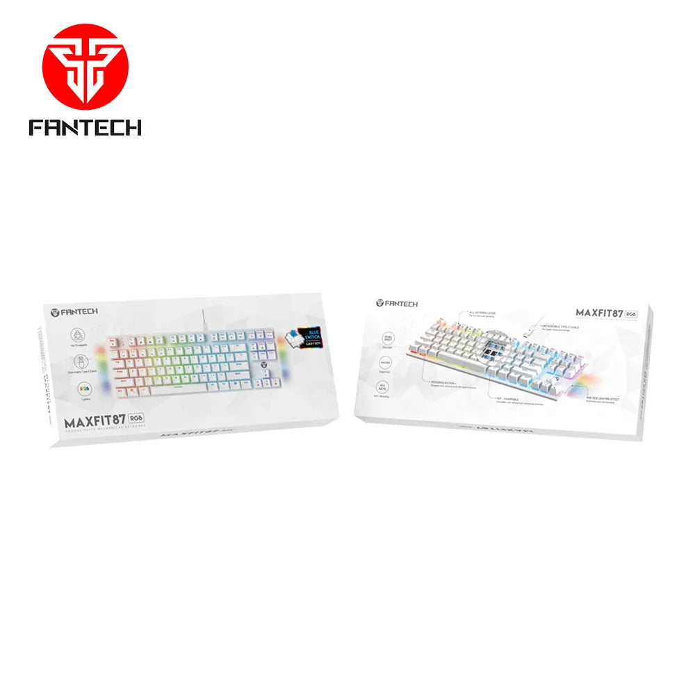 Fantech maxfit87 mk856 rgb mechanical keyboard - keyboard