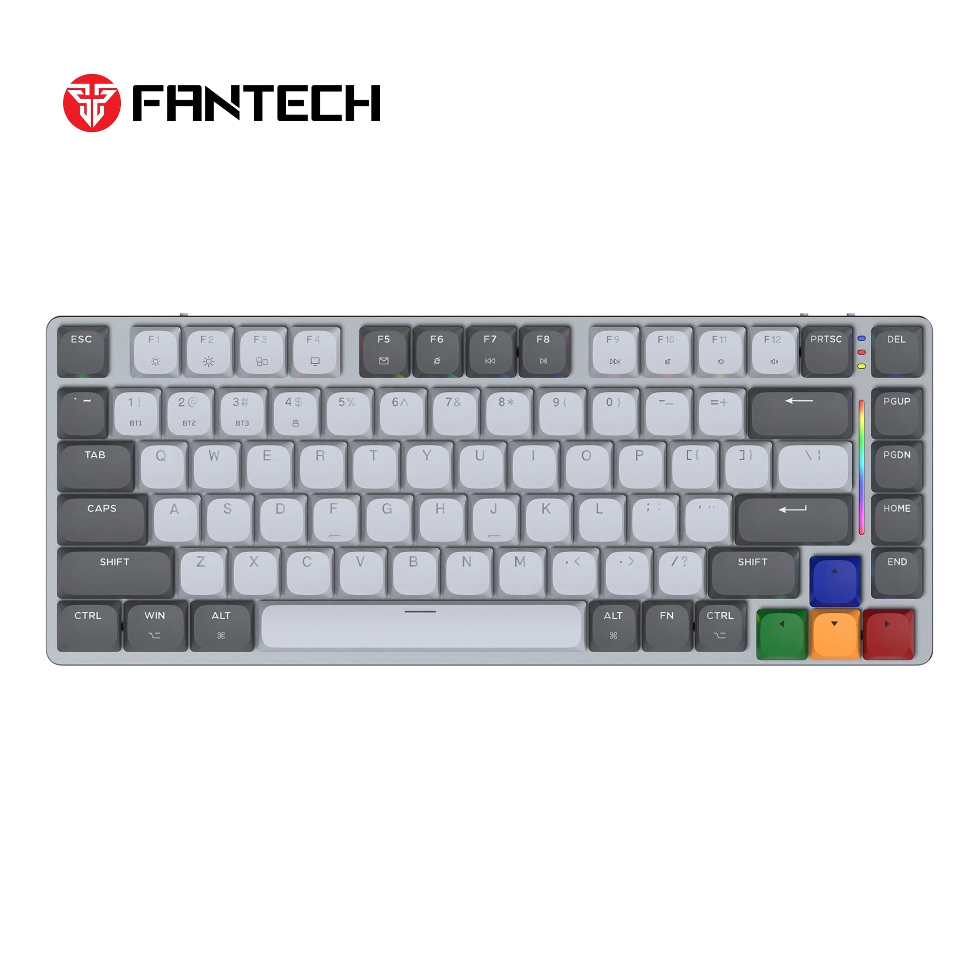 Fantech mk915 wireless mechanical keyboard - 75% low profile design with super maxfit air83 - keyboard