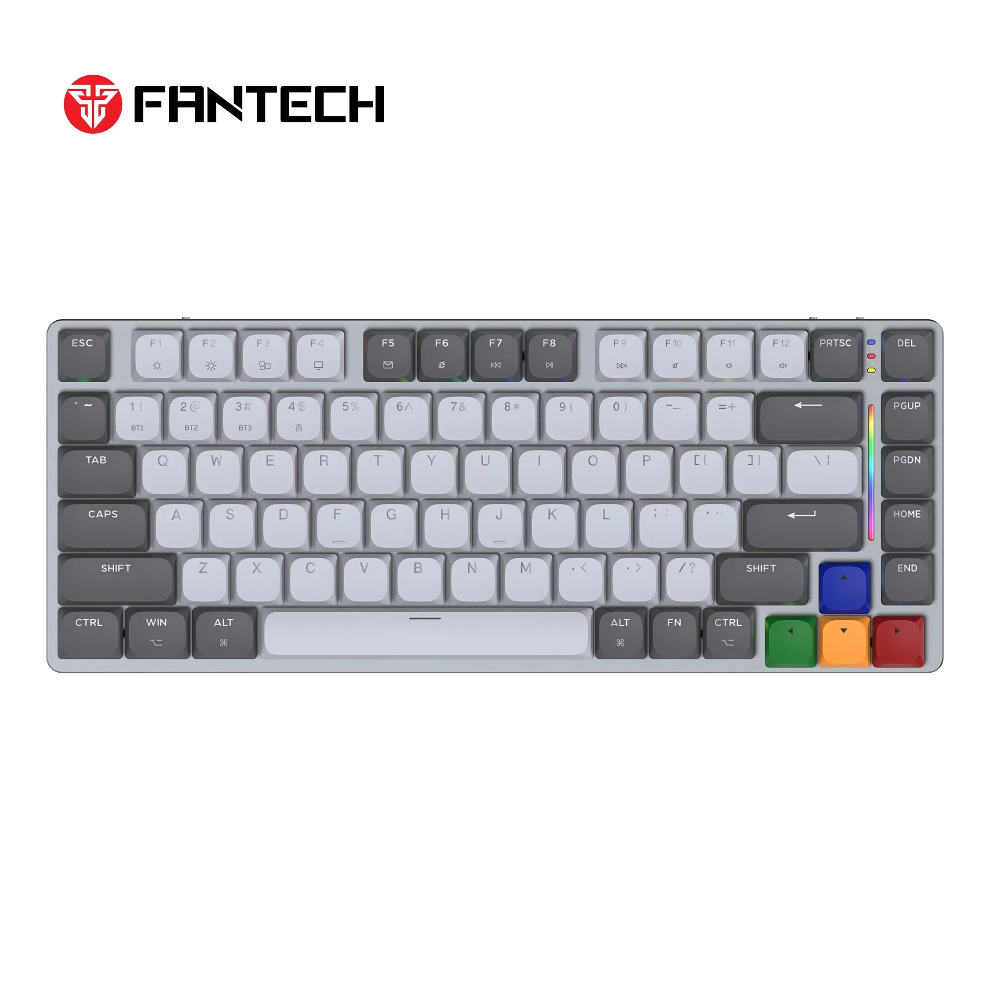 Fantech mk915 wireless mechanical keyboard - 75% low profile design with super maxfit air83 - keyboard