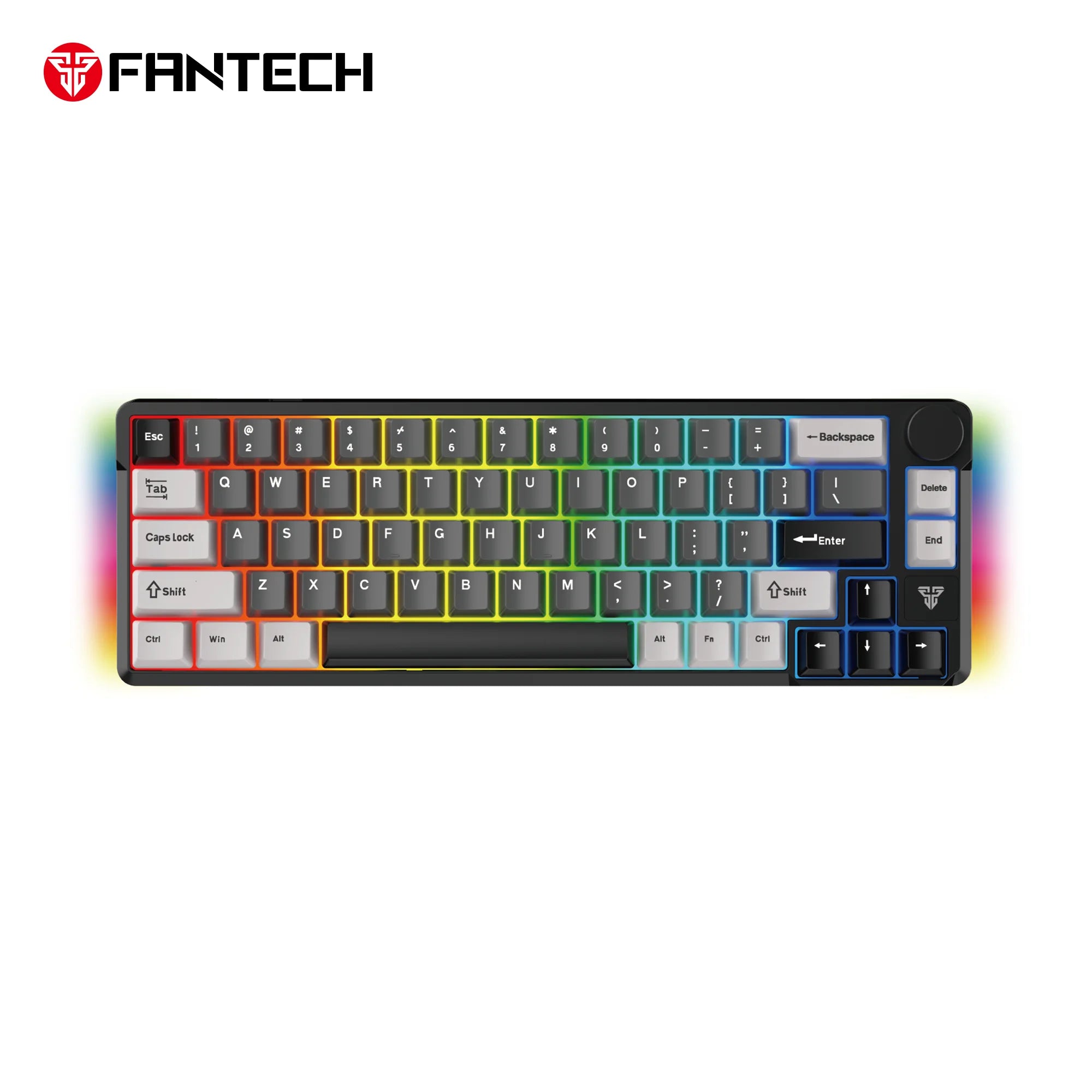 Fantech mk919 atom pro66 keyboard - high-performance black mechanical keyboard for gaming - keyboard