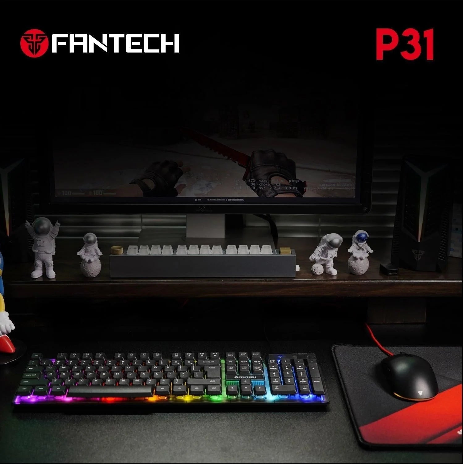 Fantech p31 hero gaming set - ultimate gaming bundle for enthusiasts - bundle