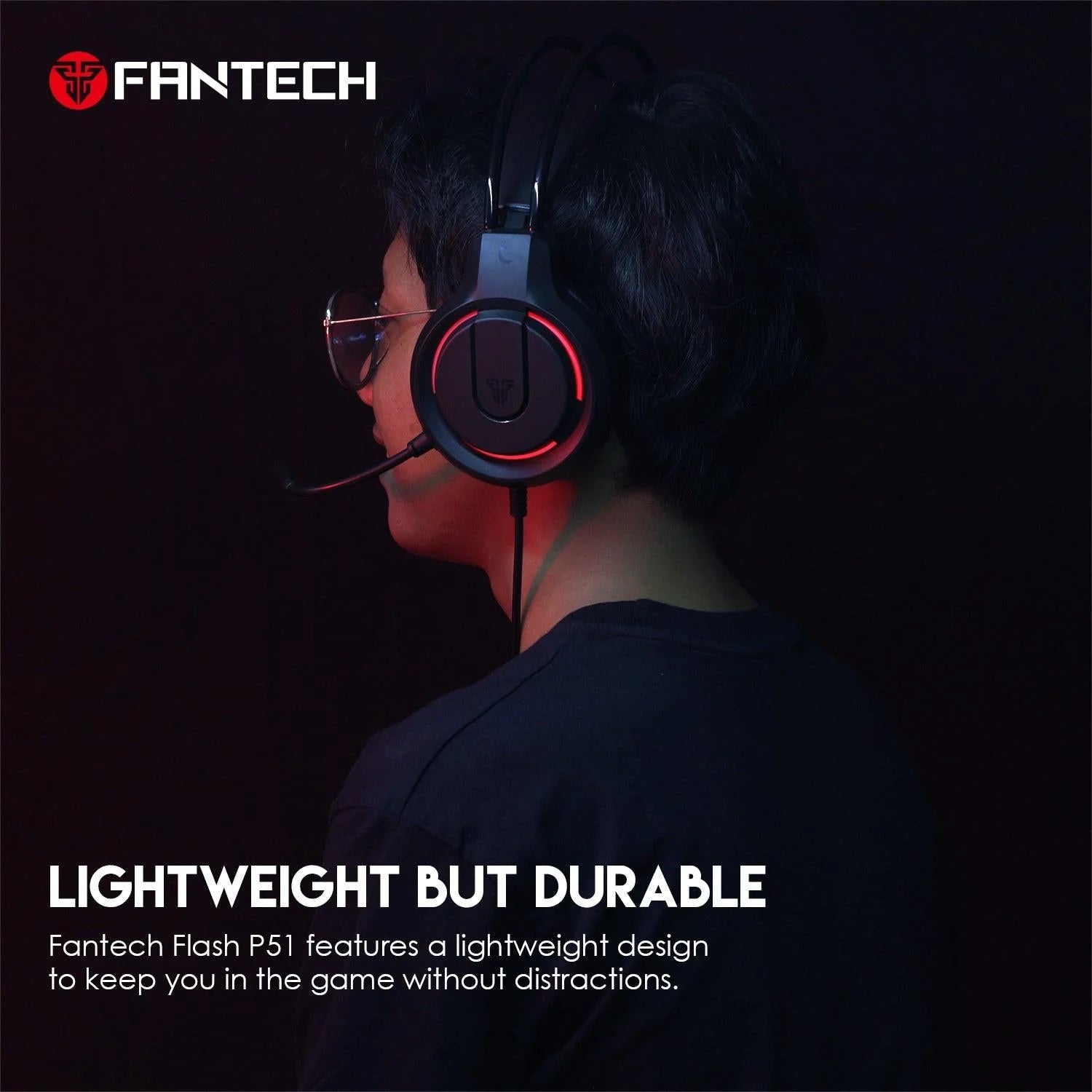 Fantech p51 gaming keyboard and mouse power bundle for ultimate gaming experience - bundle