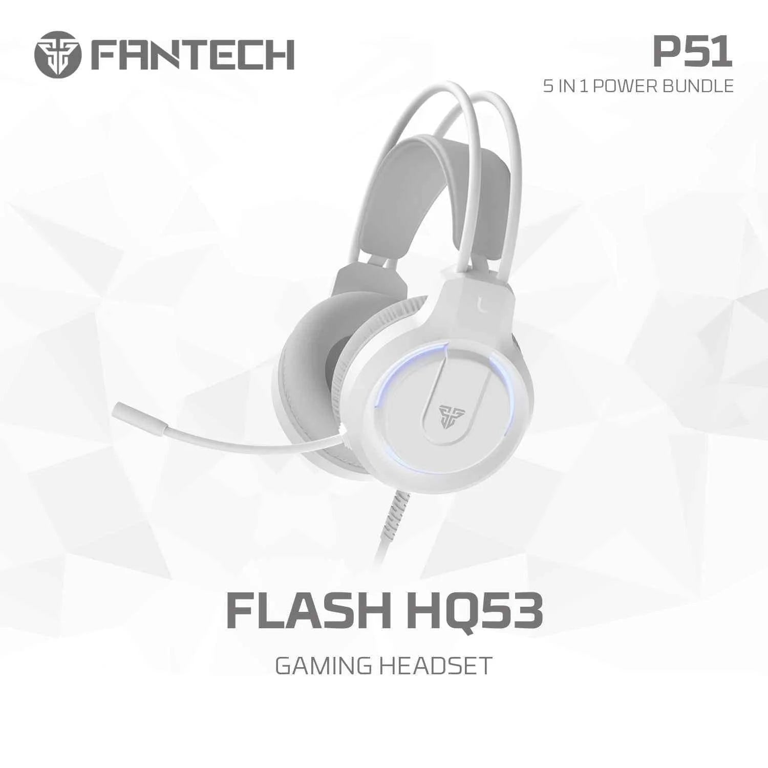 Fantech p51 gaming keyboard mouse bundle for ultimate gaming experience - kit