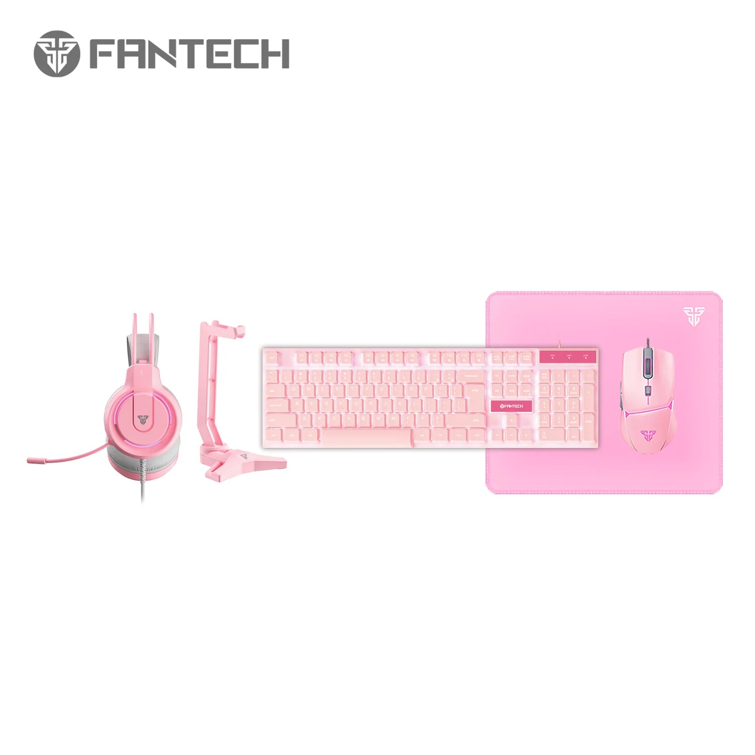 Fantech p51 power bundle gaming keyboard and mouse - kit