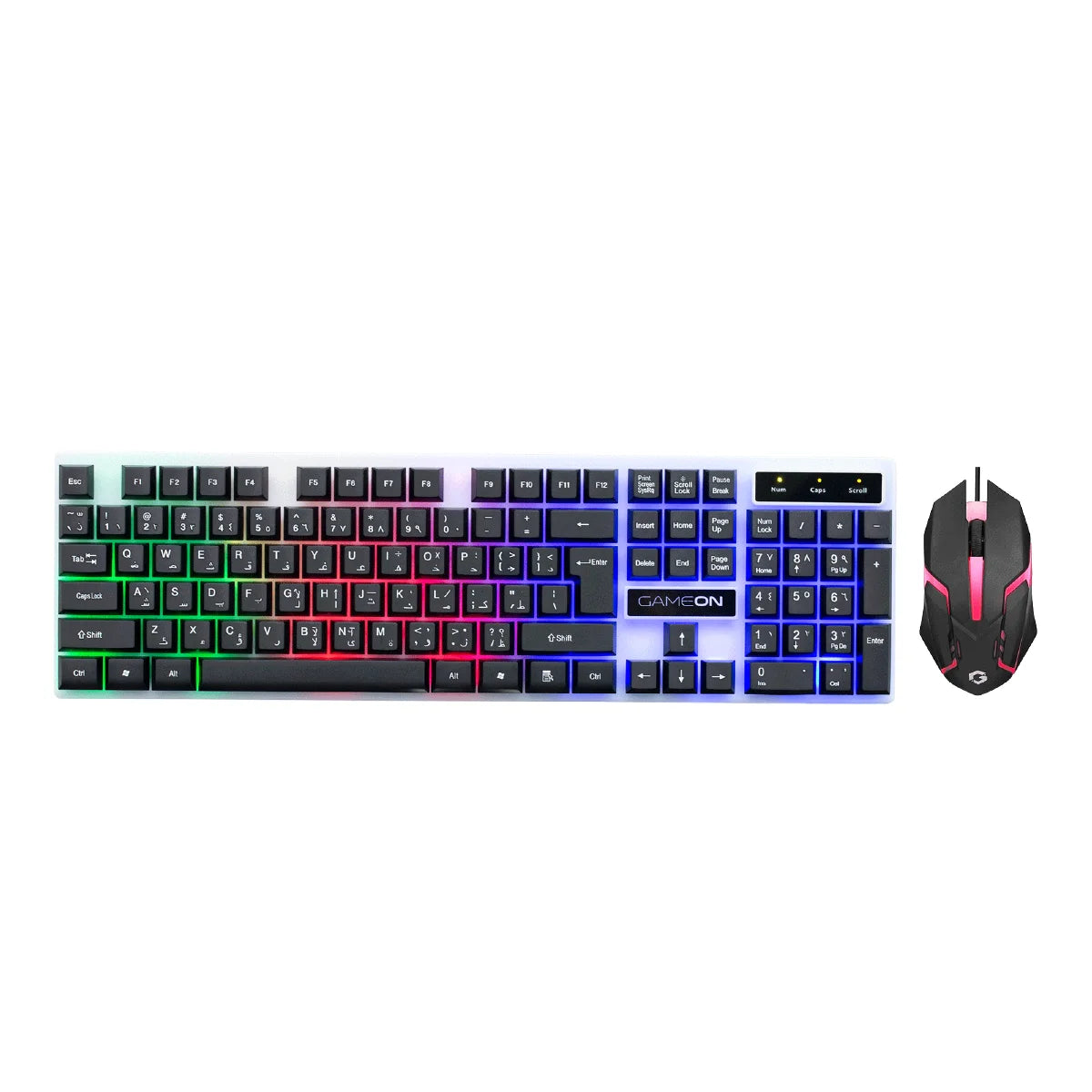 Gameon dominion series go21km-b rgb wired - black - keyboards