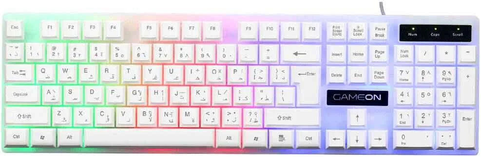 Gameon dominion series go21km-b rgb wired - keyboards