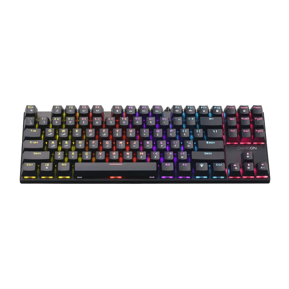 Gameon kenora series gomk87-rs 80% rgb mechanical - keyboards