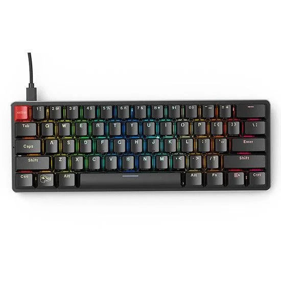 Glorious gmmk compact modular mechanical keyboard - black - keyboards