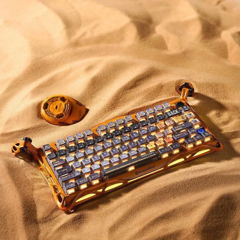 Gravastar mercury k1 pro special edition - battle worn yellow - keyboards