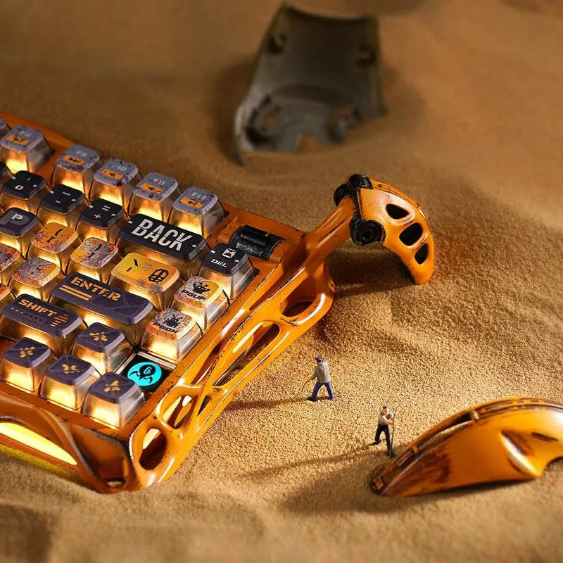 Gravastar mercury k1 pro special edition - battle worn yellow - keyboards
