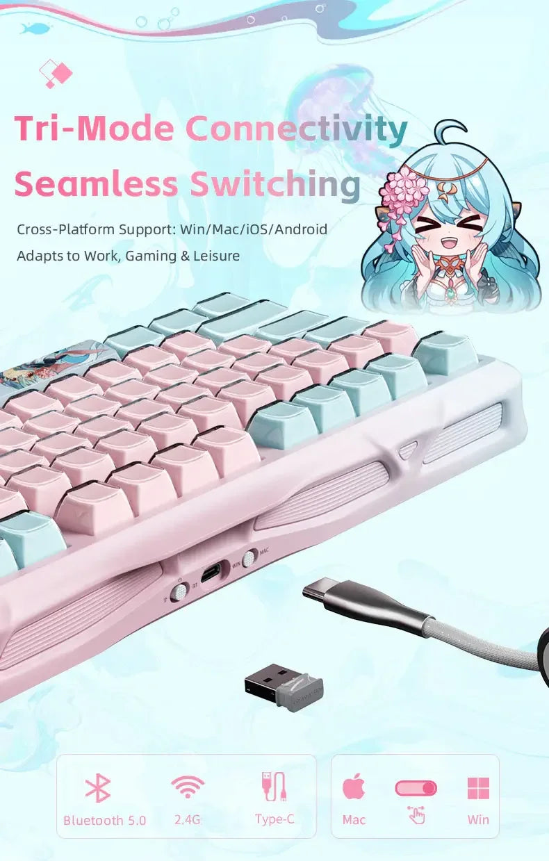 Gravastar x yeston mercury k1 lite sakura atlantis - keyboards