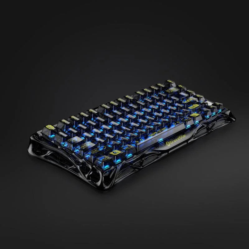 Gravaster mercury k1 lite - transparent black - keyboards