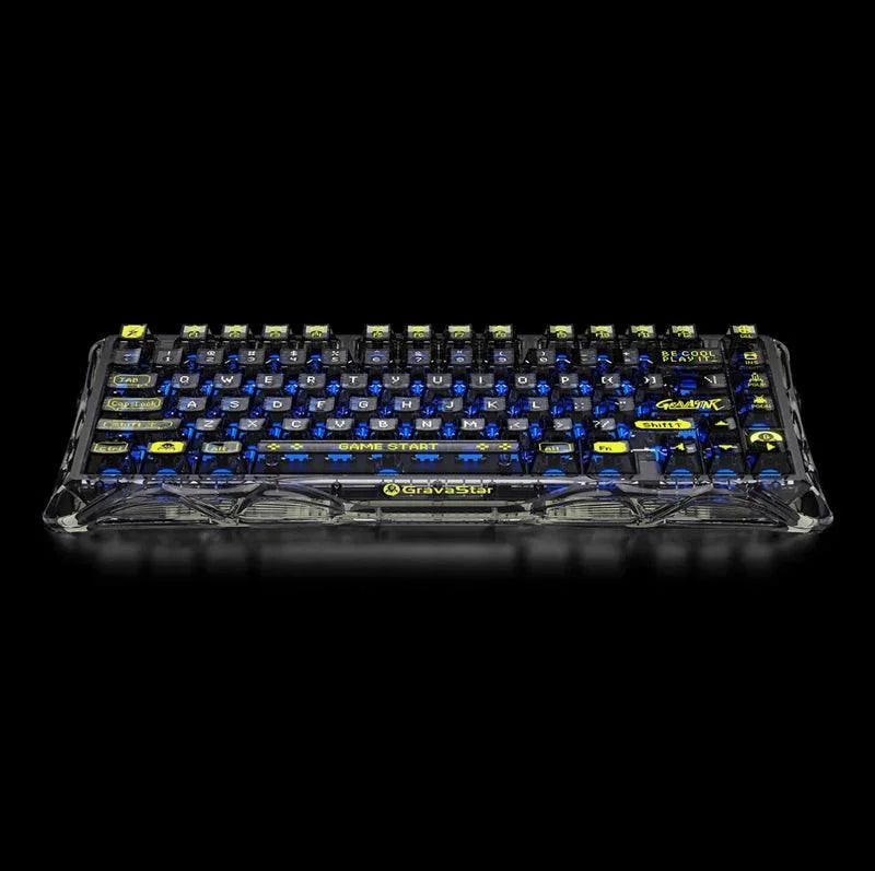 Gravaster mercury k1 lite - transparent black - keyboards