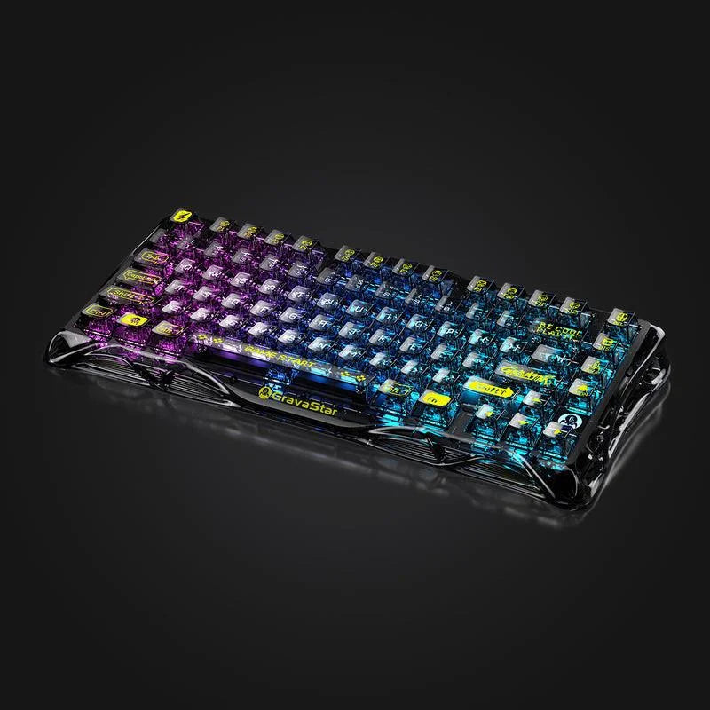 Gravaster mercury k1 lite - transparent black - keyboards