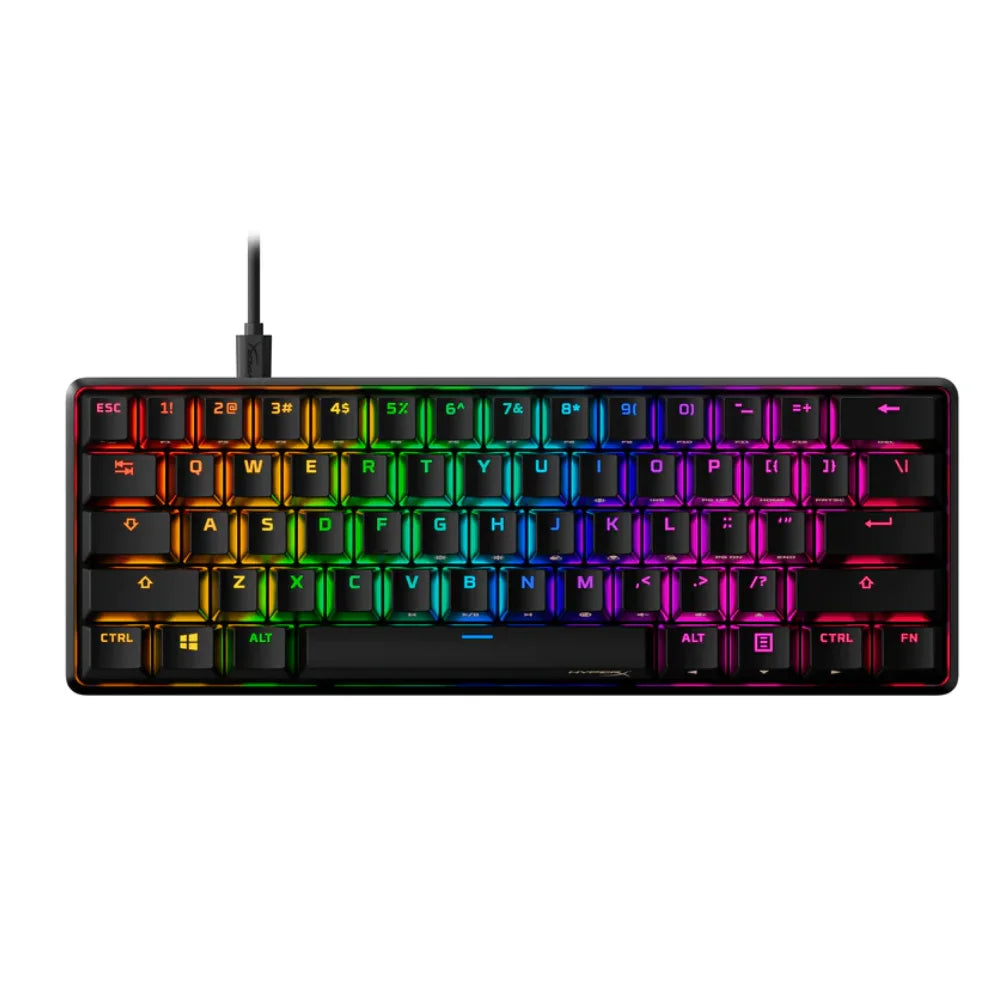 Hyperx alloy origins 60 keyboard - mechanical gaming keyboard with red switch - black - keyboard