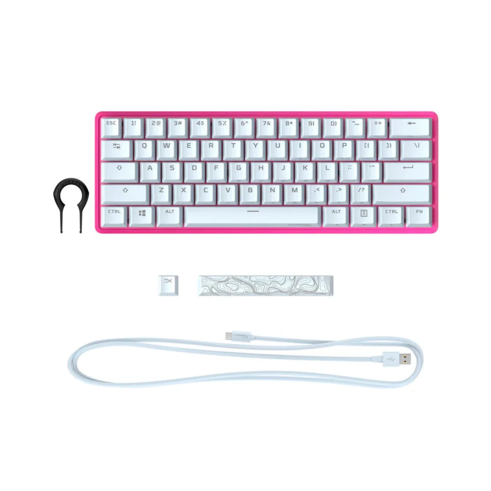 Hyperx alloy origins 60 keyboard - mechanical gaming keyboard with red switch - keyboard