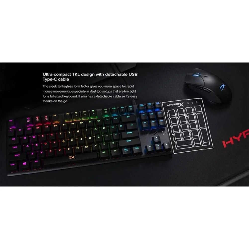 Hyperx alloy origins core tenkeyless mechanical gaming keyboard - keyboard