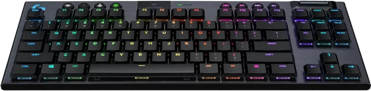 Logitech g913 tkl lightspeed wireless ultra-thin mechanical gaming keyboard - keyboards