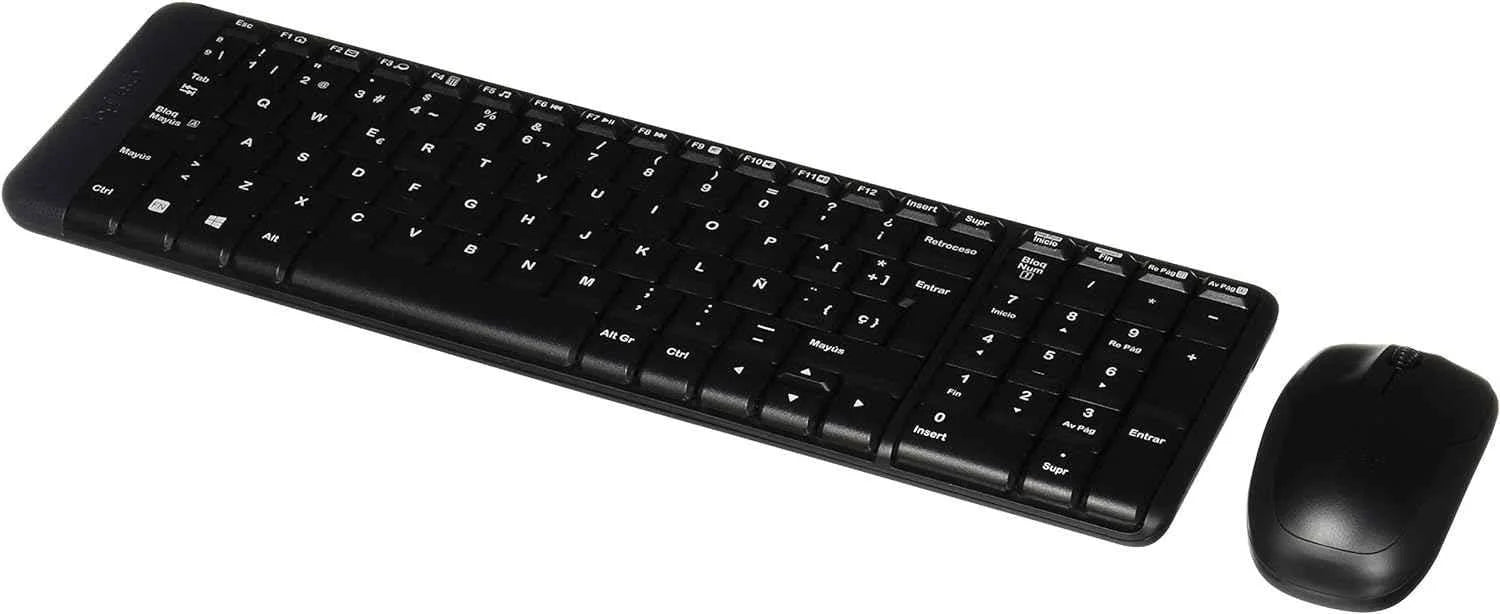Logitech mk220 wireless combo keyboard and mouse - keyboard