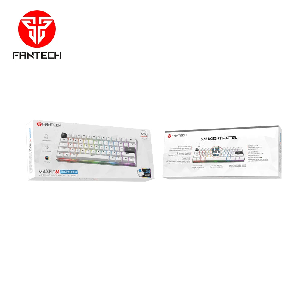 Maxfit61 frost wireless modular mechanical keyboard - keyboard