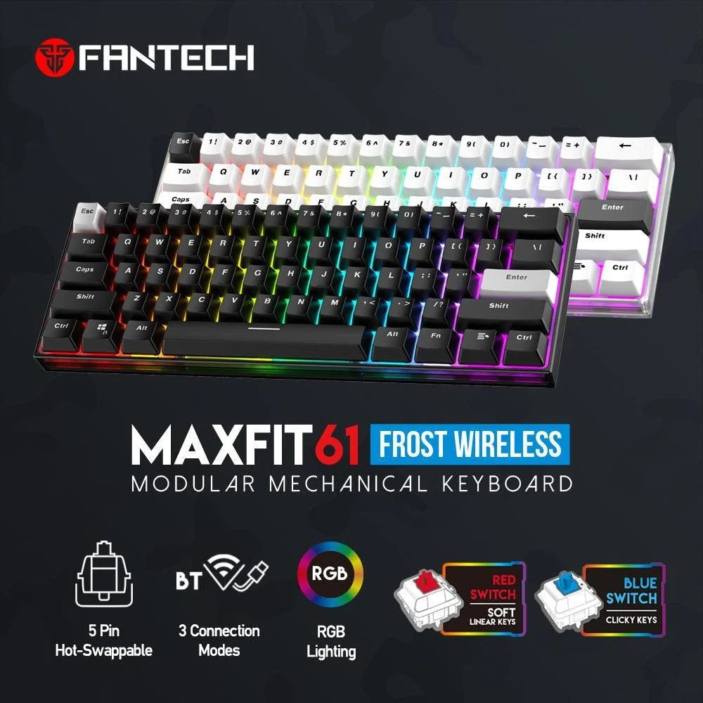 Maxfit61 frost wireless modular mechanical keyboard - keyboard