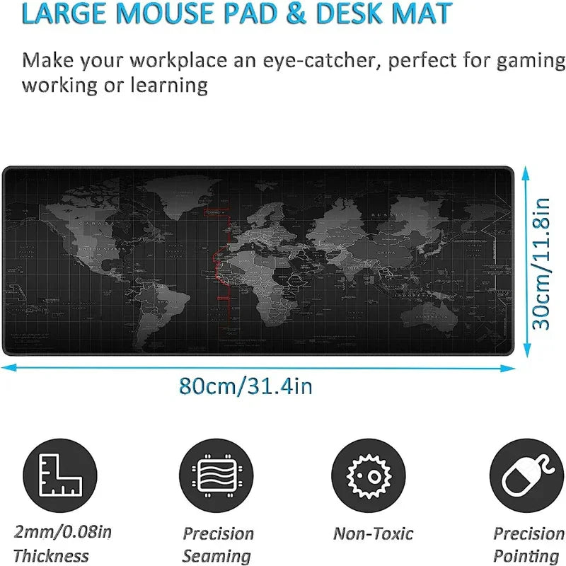 Gaming mouse pad world map - pc hardware