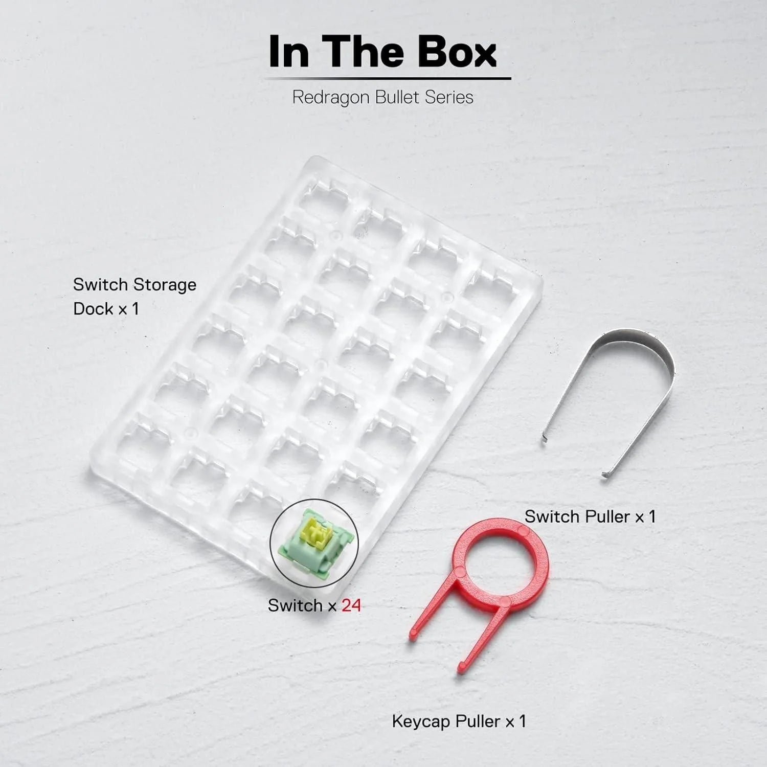 Redragon a113 bullet-qt switch - soft tactile mechanical switch for enhanced gaming experience