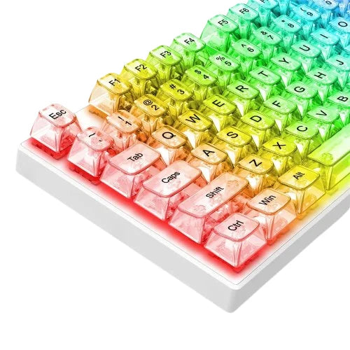 Redragon a137 transparent keycaps 117 keys - keyboards