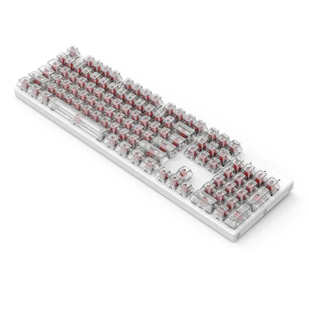 Redragon a137 transparent keycaps 117 keys - keyboards