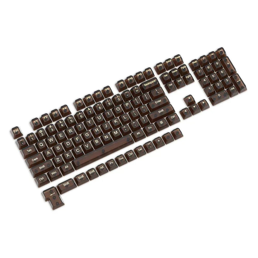 Redragon a138 transparent black keycaps 117 keys - keyboards