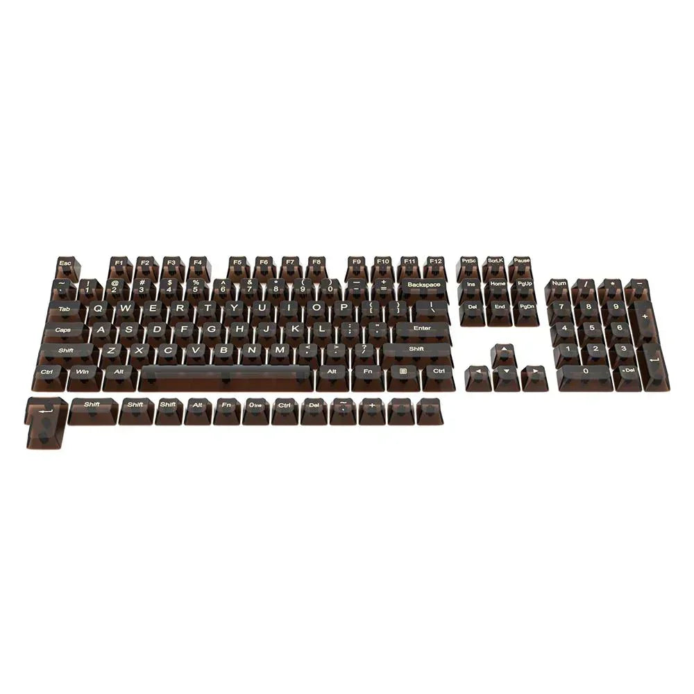 Redragon a138 transparent black keycaps 117 keys - keyboards