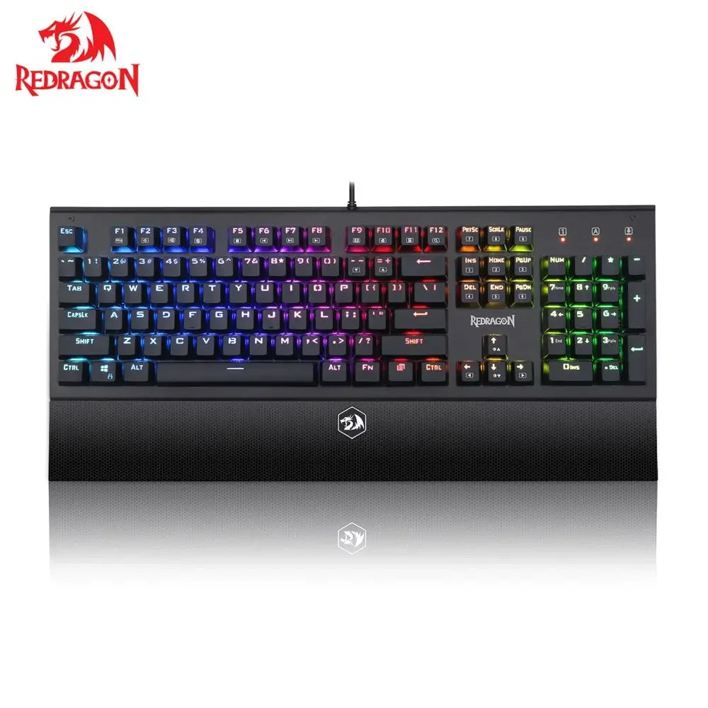 Redragon aryaman k569 rgb mechanical keyboard for exceptional gaming performance - keyboard